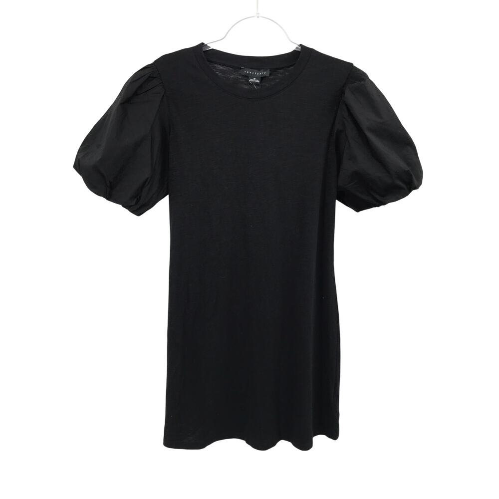 Sanctuary Stitch Fix Dream State Mini Dress Size M Black Puff Sleeve